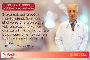 15 ekim dünya el yikama günü