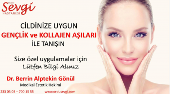 cildinize uygun gençlik ve kollejan aşilari ile tanişin